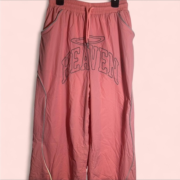 Pants - Pink 'Heaven' Graphic Pants